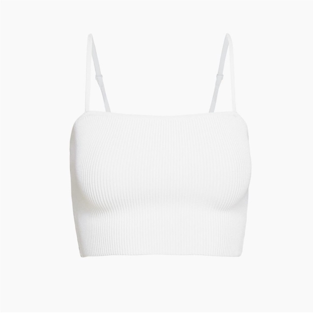 Babaton sculpt knit cami crop tank